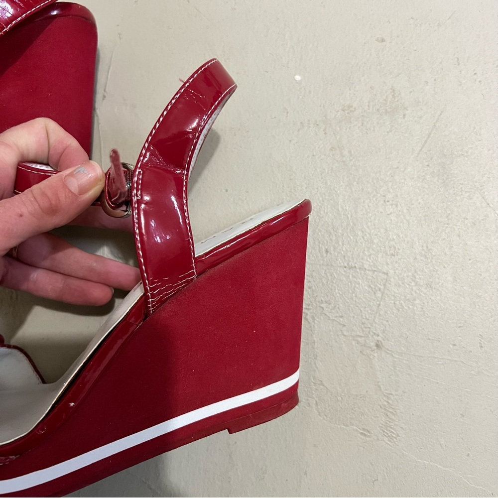 Rampage Women's Burgundy Sandals - Picture 5 of 8